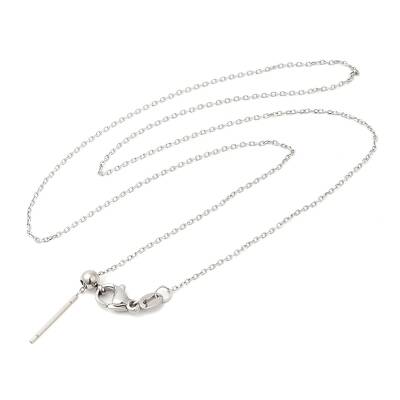 Non-Tarnish 304 Stainless Steel Cable Chain Necklace for Women