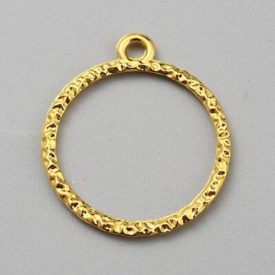 Alloy Open Back Bezel Pendants