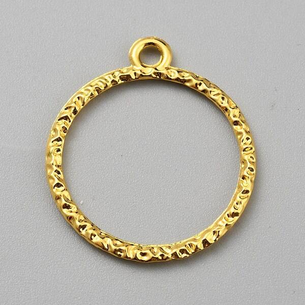 Alloy Open Back Bezel Pendants