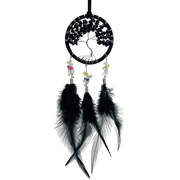 Iron & Glass Pendant Hanging Decoration