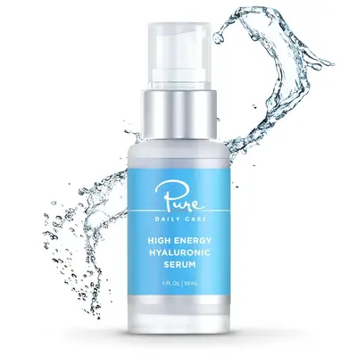 Pure Daily Care Hyaluronic Serum for NuDerma Wands - Long Lasting Hydration and Plumping for Silky-Soft, Hydrated Skin - Mois...