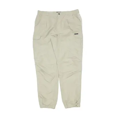CCS Big Pack Cargo Trousers Beige Relaxed Tapered Mens W34 L30