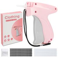 Fine Stitch Gun for Clothes, Quick Clothing Fixer, Tagging Gun for Clothing with 5 Fine Needles 500 Black & 500 White Micro F...