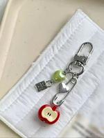 Cute Fruit Design Keychain, Fashionable Keychain for Women & Girls, Trendy All-match Keychain for Birthday Gift, Chic Creativ...
