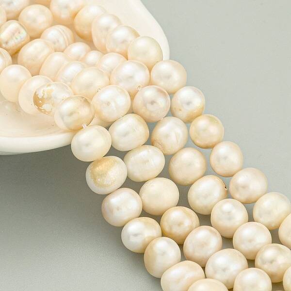 Natural Cultured Freshwater Pearl Beads Strands