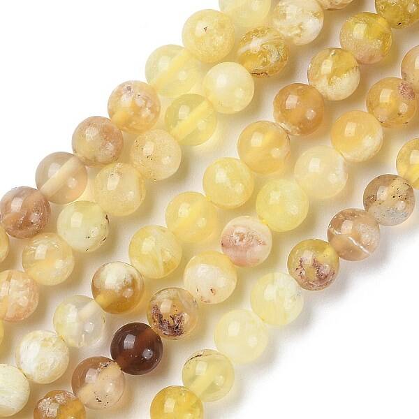 Natural Yellow Opal Beads Strands