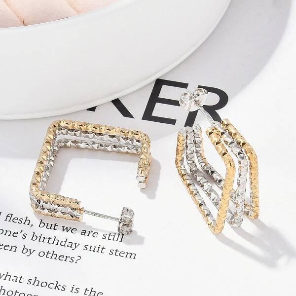 304 Stainless Steel Stud Earrings