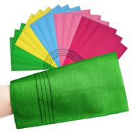 15 Pcs Korean Exfoliating Mitt, 9×5.5 in Gentle Exfoliating Korean Scrub Mitt, Large Korean Washcloth Exfoliating, Colorful ...