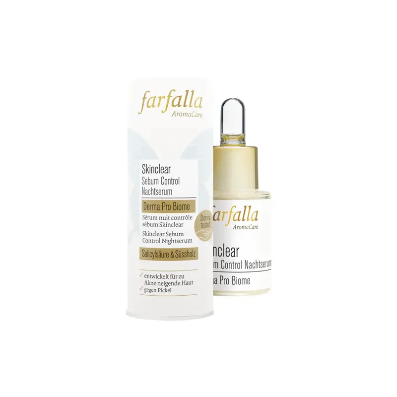 Farfalla Skinclear Derma Pro Bioma Night Serum Sebum Control 15 ml