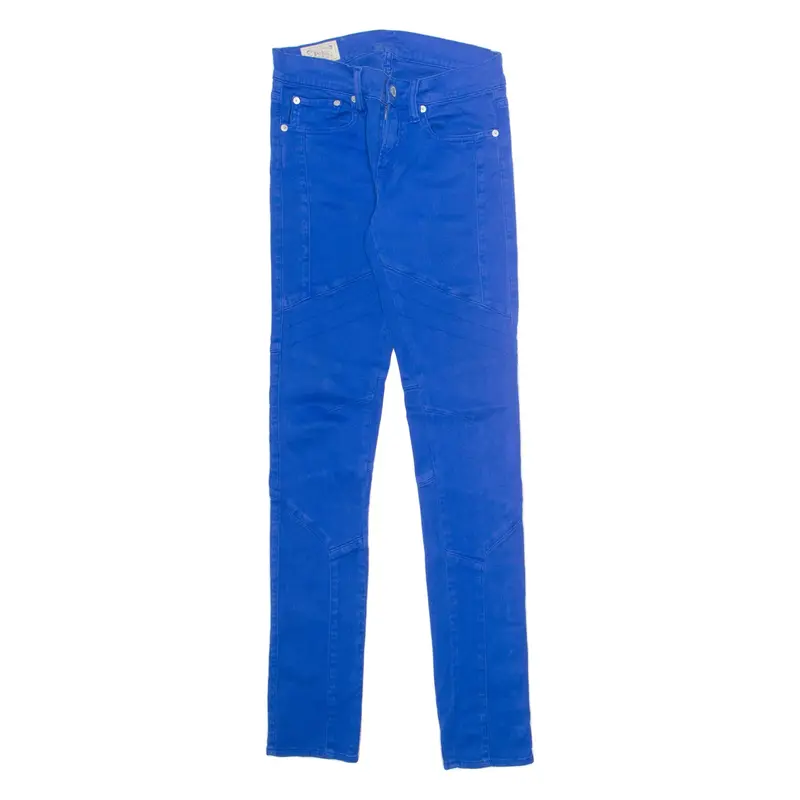 POLO RALPH LAUREN Womens Trousers Blue Slim Skinny W28 L32