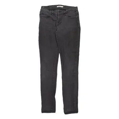 LEVI'S 711 Womens Jeans Black Slim Skinny W28 L32