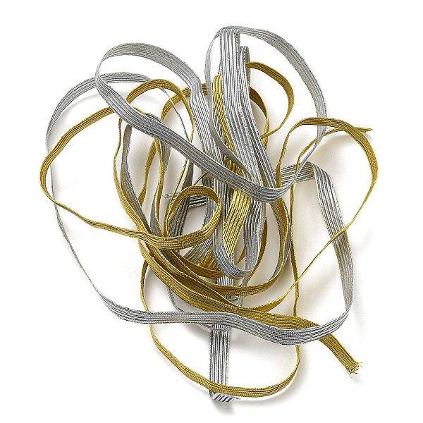 Glitter Flat Nylon Elastic Cord/Band
