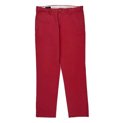 Polo By Ralph Lauren Slim Fit Chinos - 32W 32L Red Cotton