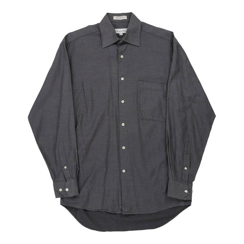 Christian Dior Shirt - Small Grey Cotton