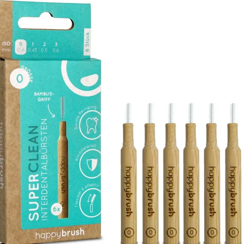 Happybrush Interdental Brushes SuperClean ISO O (6 pieces)