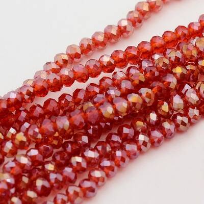 Electroplate Glass Beads Strands
