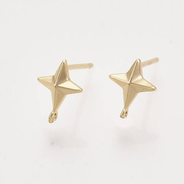 Brass Stud Earring Findings