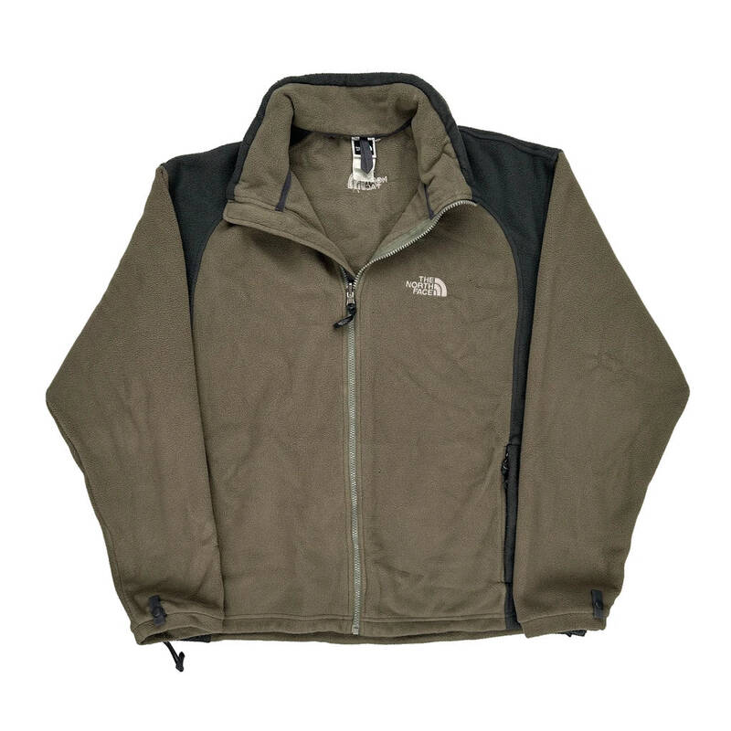The North Face Fleece Jacket - Large Khaki Polyester