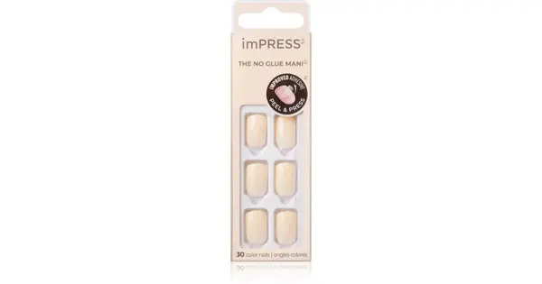 Kiss my face ImPRESS Color Point Pink Nails (30 pieces)
