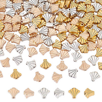 150Pcs 3 Colors Tibetan Style Alloy Beads