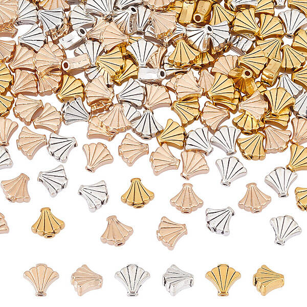 150Pcs 3 Colors Tibetan Style Alloy Beads