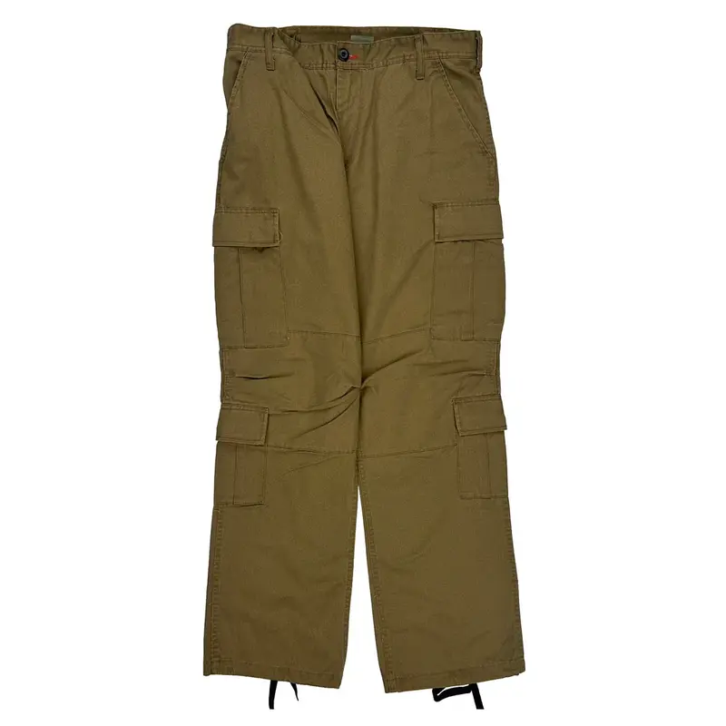 Unbranded Cargo Trousers - 34W 32L Brown Cotton Blend
