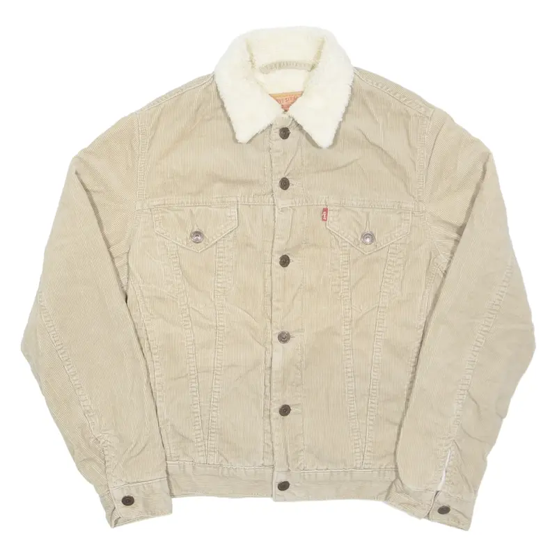 LEVI'S Mens Corduroy Jacket Beige S