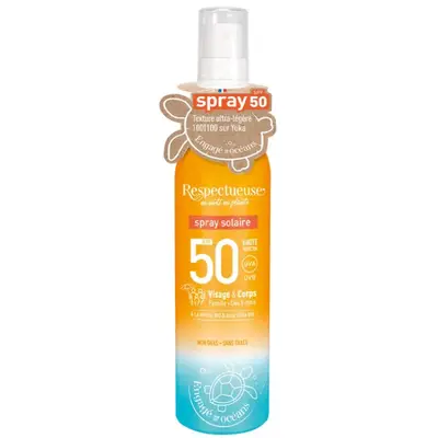 Respectueuse Sun Oil SPF50 Face, Body and Hair 100ml