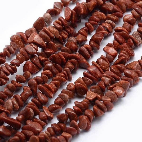 Synthetic Goldstone Beads Strands