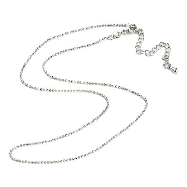 Long-Lasting Plated Brass Ball Chain Necklaces