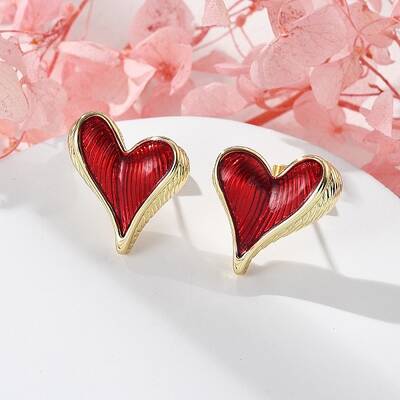 Brass Stud Earrings