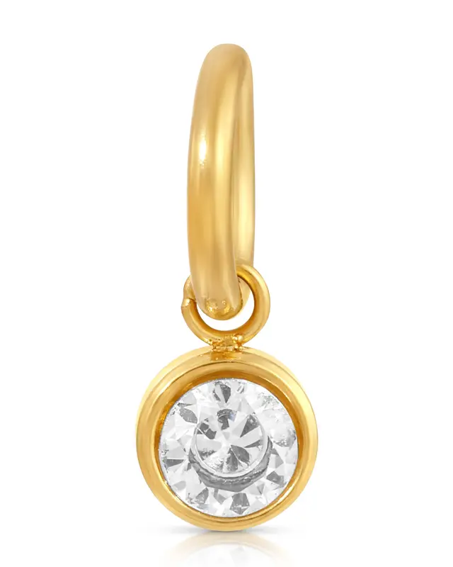 Crystal Charm | Metal Color: Gold