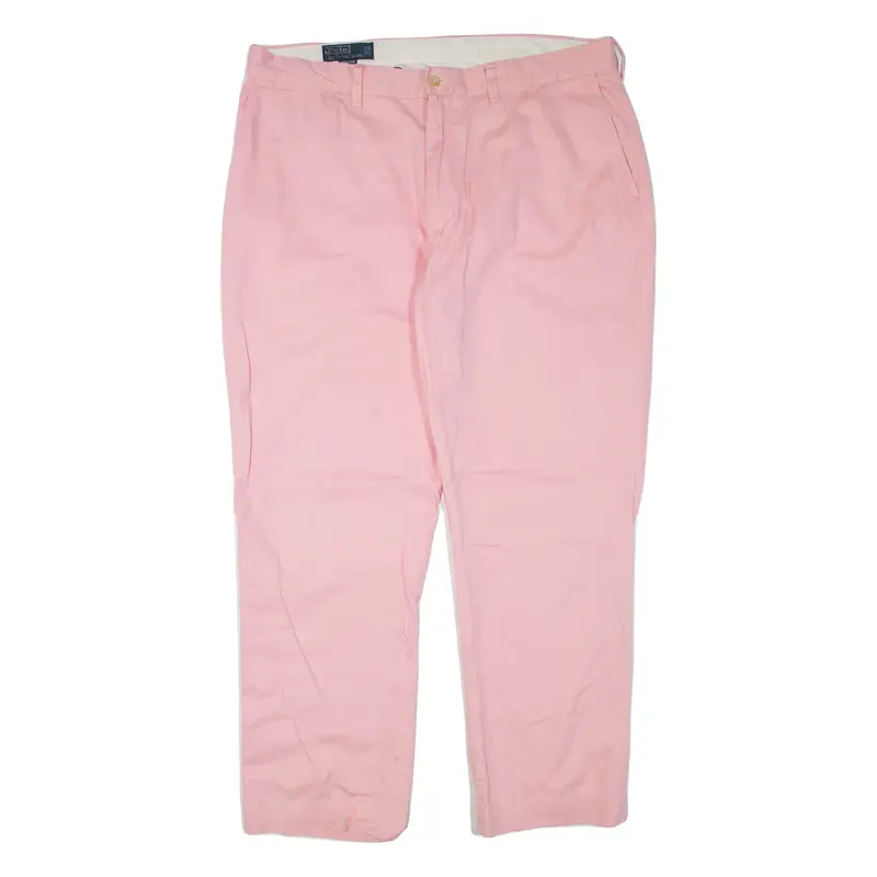 POLO RALPH LAUREN Suffield Mens Trousers Pink Regular Tapered W40 L30