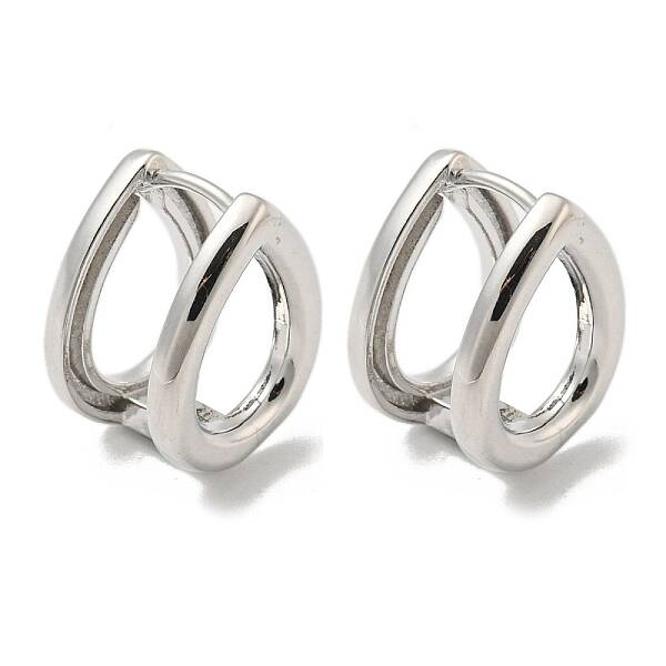 Brass Hoop Earrings for Women
