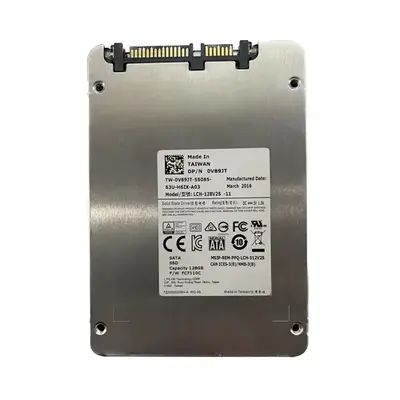 V89JT Dell 128GB Multi-Level Cell SATA 6Gb/s 2.5-Inch Solid State Drive