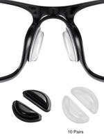 Glasses Nose Pads, Soft Silicone Anti-slip Adhesive Nose Pad for Full Plastic Frames Sunglasses Reading Glasses, Eyewear Acce...