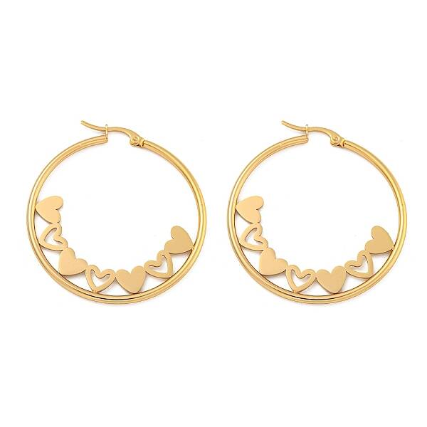 304 Stainless Steel Huggie Hoop Earrings