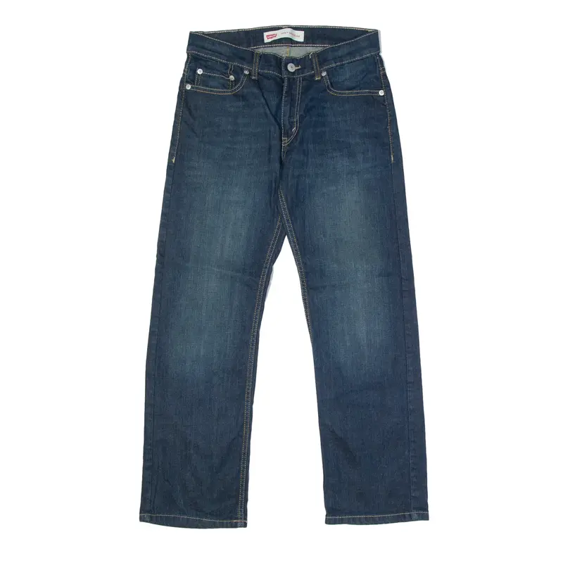LEVI'S 505 Jeans Blue Denim Regular Straight Mens W27 L27
