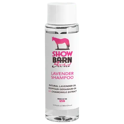 ShowBarn Secret Soothing Horse Shampoo with Lavender 13oz for Horses