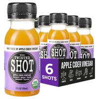 The Twisted Shot | Organic Apple Cider Vinegar Wellness Shots with Ginger, Turmeric, Honey & More | Digestion & Gut Health Su...
