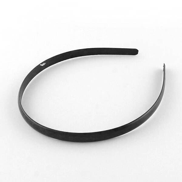 Plain Headwear Hair Accessories Plastic Hair Band Findings