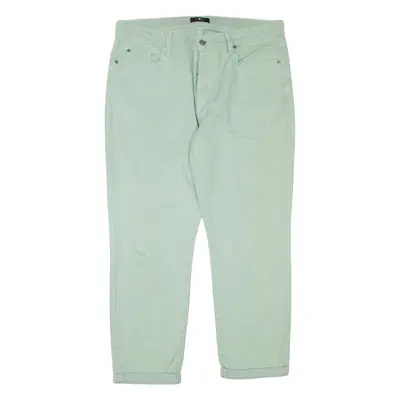 7 FOR ALL MANKIND Womens Jeans Green Regular Tapered W33 L26