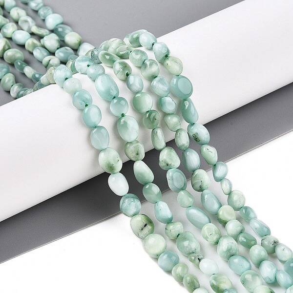 Natural Glass Beads Strands