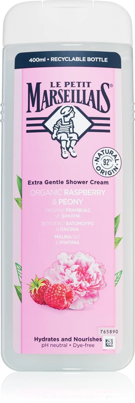 Le Petit Marseillais Raspberry And Peony Organic Shower Cream 400ml