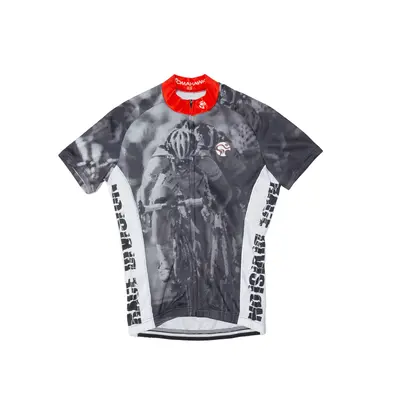 TOMAHAWK Cycling Full Zip Mens Jersey Grey XS