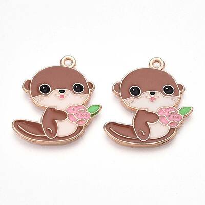 Alloy Enamel Pendants