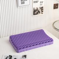 TPE Fruit Gel Neck Support Silicone Pillow Washable Soft Breathable Self-Responsive Rebound Pressure-Free Pillow Wholesale Bu...