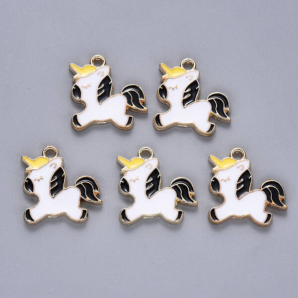 Alloy Enamel Pendants