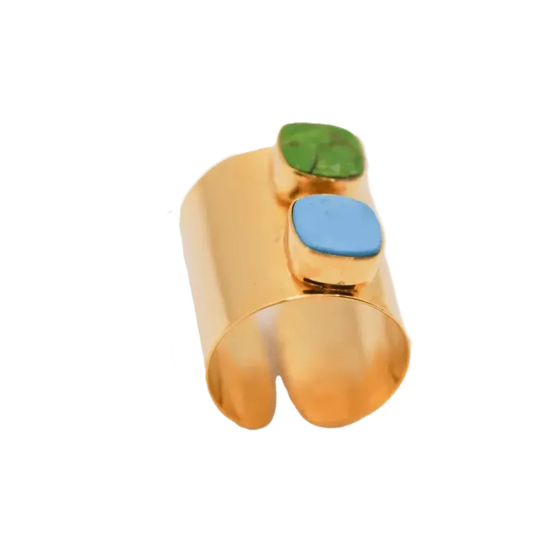 18k Gold-Plated Mohave Ring | Title: Title