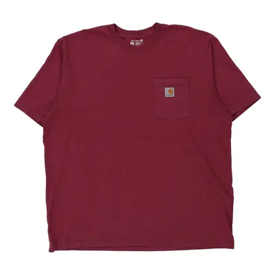 Carhartt T-Shirt - XL Pink Cotton
